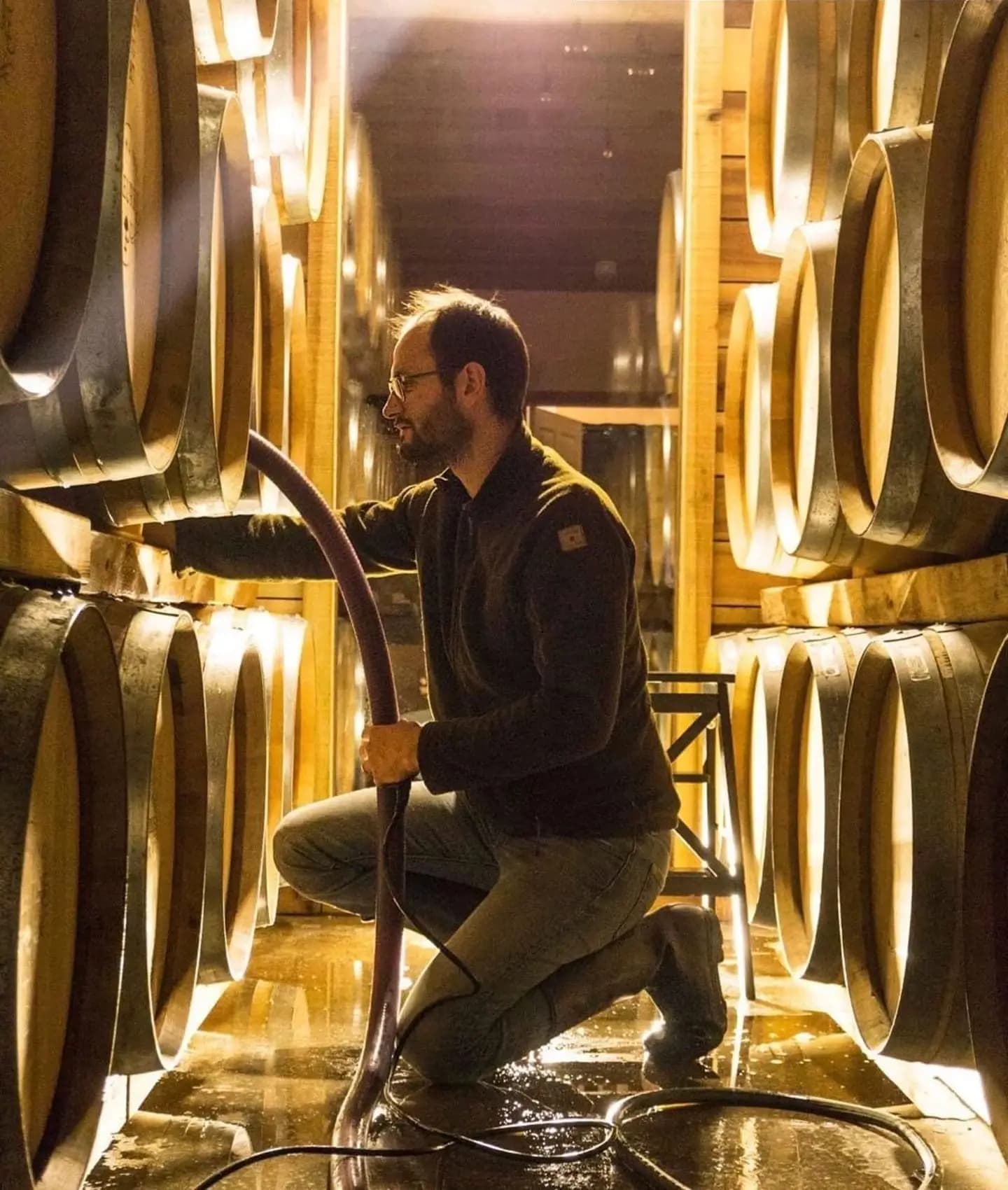 Wine club gathering at Domaine LeSeurre